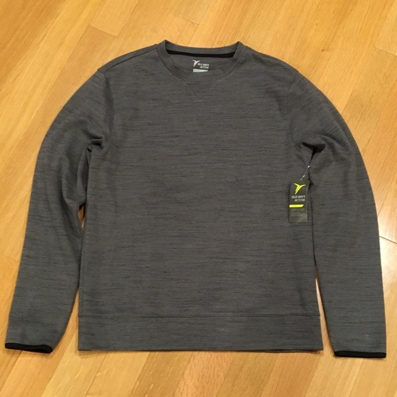🆕 Old Navy Crewneck Space Dye Sweatshirt Small - Picture 2 of 5